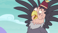 Grampa Gruff looking shocked at Gallus S8E2