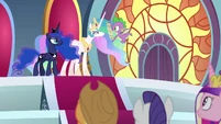 Princess Celestia reads Star Swirl's letter S8E25