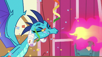 Princess Ember sneezing more fire S7E15