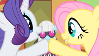 Rarity and Fluttershy high-hoof S1E20