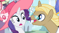 Rarity interrupted S2E9