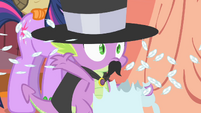 Spike bumping into Twilight S1E24