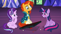 Twilight Sparkle blushing with embarrassment S7E24