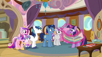 Twilight mentions tiny boats to Shining Armor S7E22