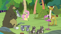 "Okay, point taken. And I totally deserve it. I did not provide you with the care that Fluttershy would."