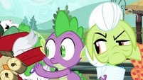 Granny Smith gives Spike the evil eye S03E11