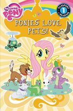 My Little Pony Ponies Love Pets! storybook cover