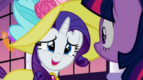 Rarity replying to Twilight S2E9 2