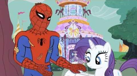 Spider-man meets My Little Pony