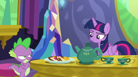 Spike crosses his arms annoyed at Twilight S6E22