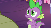 Spike with big pleading eyes S8E24