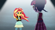 Sunset faces Twilight Sparkle EG3