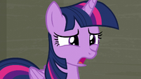 Twilight Sparkle "before Rarity finds out" S6E9