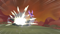 Twilight destroys a rock S4E26