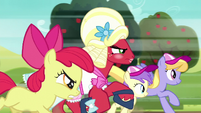 Apple Bloom and Orchard Blossom racing S5E17