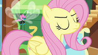 Fluttershy being firm with the Breezies S4E16