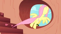 There goes Fluttershy