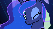 Princess Luna winking.