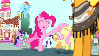 "I'm Pinkie Pie and I'm planning a party!"