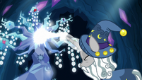 Star Swirl casting magic on the Tree of Harmony S7E26