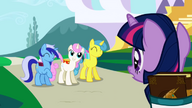 Twilight Sparkle gets invited to a party S1E01