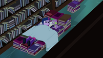 Twilight and Spike library nighttime EG