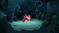 Apple Bloom accuses shadow of casting a spell on her S5E4