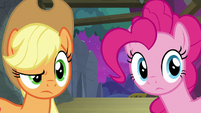 Applejack and Pinkie look back at Spike S8E7
