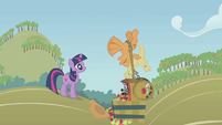 Applejack, why don't you use your horse sense?