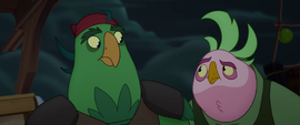 Boyle and Lix Spittle look at each other MLPTM