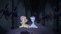 Fluttershy and Rarity freed from trap S4E03