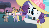 Rarity "Is that Princess Celestia?" S02E09