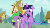 Twilight apologizes to Spike S5E3