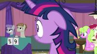 Twilight looks at Maud-Briar's score of 59 S9E16