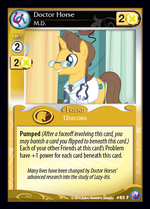 Doctor Horse, M.D. card MLP CCG