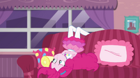 Pinkie Pie sitting upside-down on the couch EGDS3