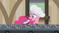 Pinkie Pie worried about the cherries going by S2E14