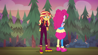 Pinkie turns away from Sunset Shimmer EGSBP
