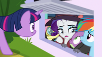Rarity "our plan might have been" S9E4