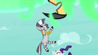 Rarity and Zecora lose their grip on roc's claw S8E11