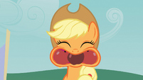 Applejack bobbing for apples S03E08