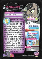 Dr. Caballeron series 3 trading card back