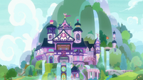 Exterior view of School of Friendship S8E12