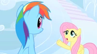 Fluttershy is always quiet, but now she's speechless!