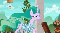 Mistmane squinting her eyes at Sable Spirit S7E16