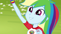 Rainbow Dash calls out "tetherball!" EG4