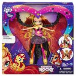 Rainbow Rocks Sunset Shimmer Time to Shine doll packaging