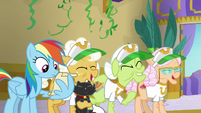 Rainbow checks the rules as grannies laugh S8E5