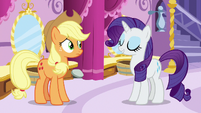 Rarity "Miss Pommel is making the point" S7E9