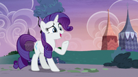 Rarity pleasantly surprised -but how-- S7E9